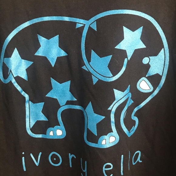 New Ivory Ella long sleeve black tee❤️ - Picture 4 of 8